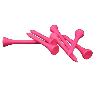 500 Neon Pink Wooden 70mm 2 3/4 Golf Tees