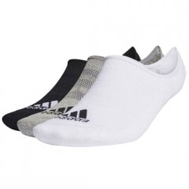 adidas 3 PK LOWCUT Socks - Grey 3