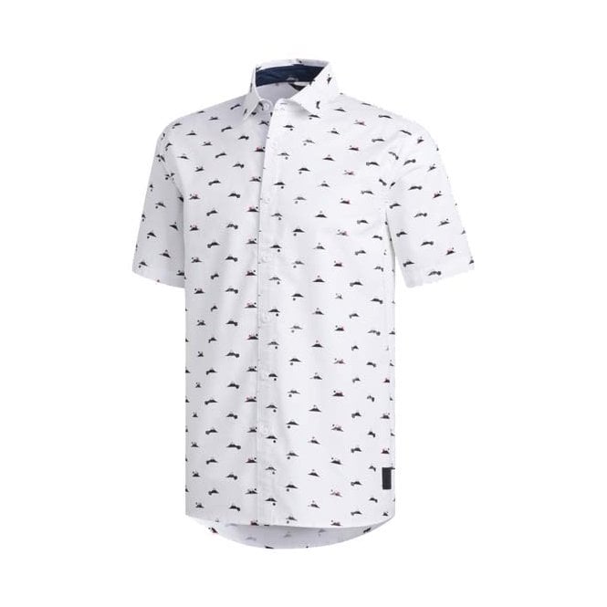 adidas  Adicross Stretch Woven Button Down Shirt - White