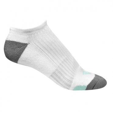adidas Comfort Low Womens Golf Sock - White/Mint - 6.5-8.5