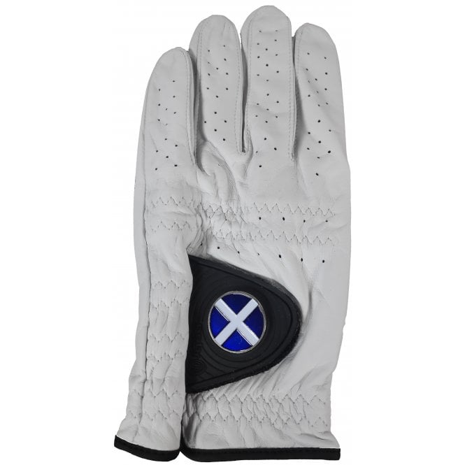 Asbri Golf  Leather Cabretta Golf Glove Patriotic Flag - MLH XL