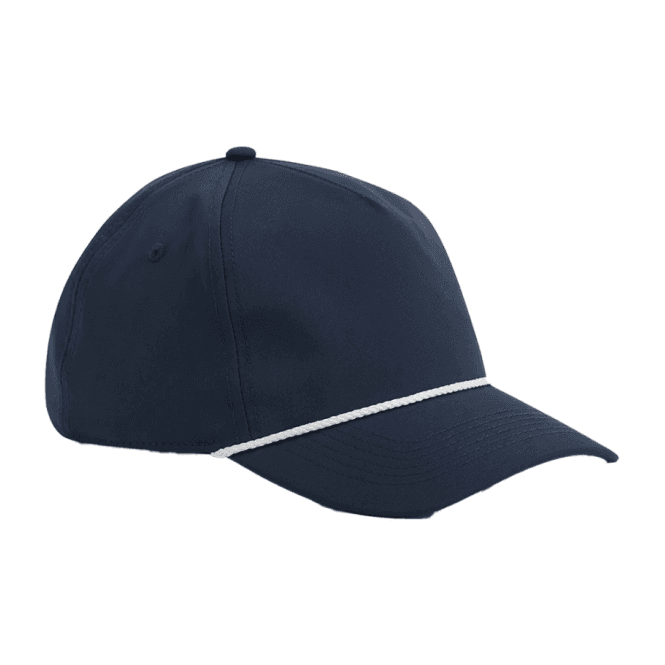 Beechfield Rope Golf Cap - Navy/White