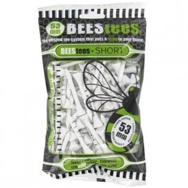 GOLFERS CLUB COLLECTION BEES TEES 53MM  WOOD LARGE PACK