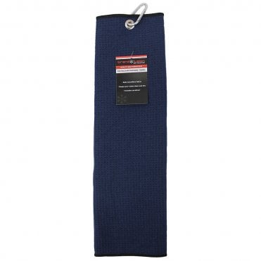 Brand Fusion Tri-Fold Microfibre Towel Navy