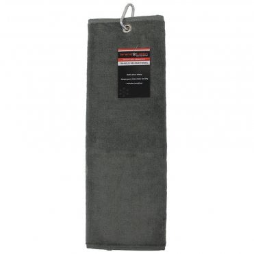 Brand Fusion Tri-Fold Velour Towel Anthrachite