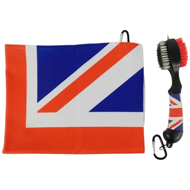 Brand Fusion  UK Towel & Brush Set
