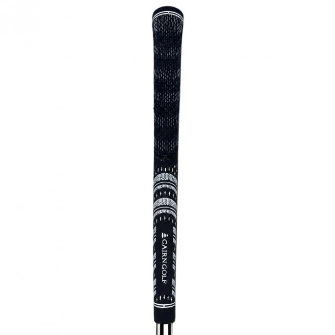 Cairn Golf  Dual Compound Cord Midsize Golf Grip - Black