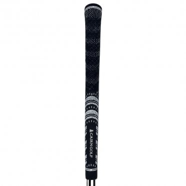 Cairn Golf Dual Compound Cord Midsize Golf Grip - Black