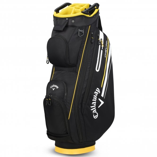 Callaway  Chev 14+ Cart Golf Bag - Black/Goldenrod