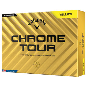 Callaway Chrome Tour Yellow Golf Balls DZ