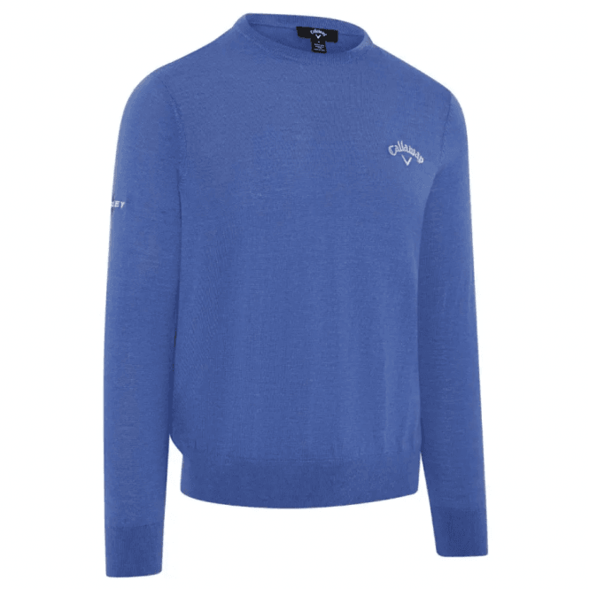 Callaway  Crew Neck Mernio Mix Sweater LIGHT MAGNETIC BLUE HEATHER