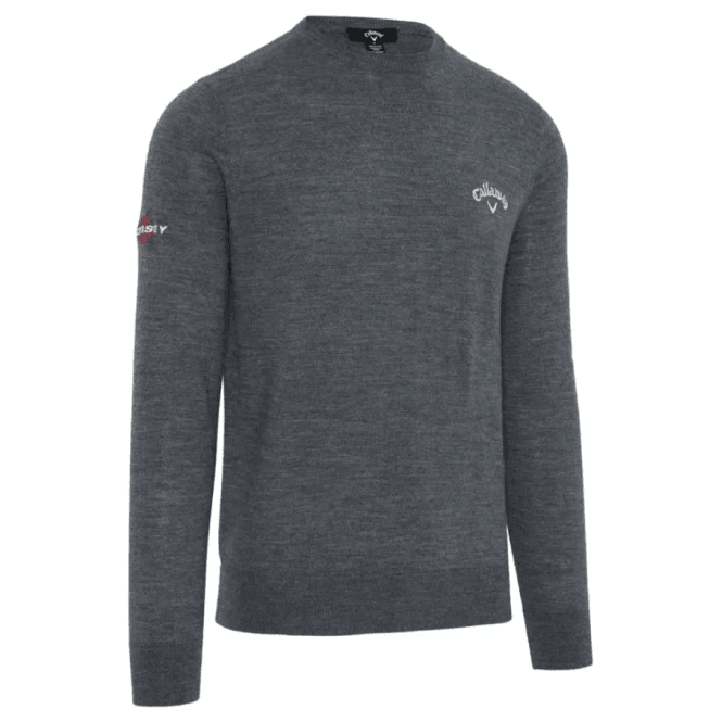 Callaway  Crew Neck Mernio Mix Sweater STEEL HEATHER