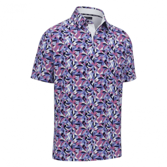 Callaway  Dogwood Floral Polo - VISTA BLUE