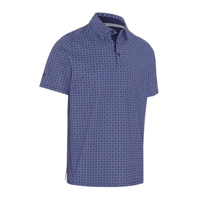Callaway  Golf Club Print Polo - PEACOAT