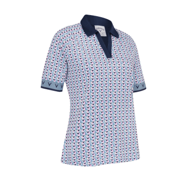 Callaway Ladies CHEV GEO 1/2 SLEEVE  - FLINT STONE