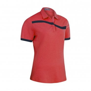 Callaway Ladies COLOR BLOCK POLO GERANIUM