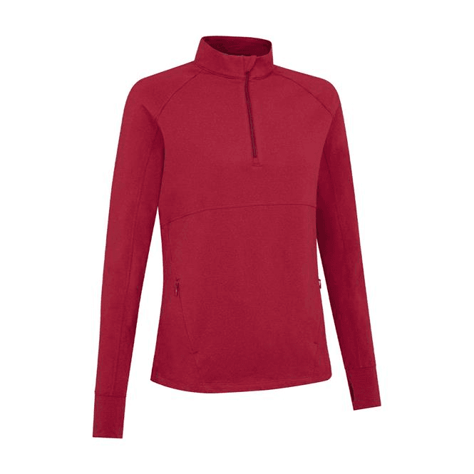 Callaway  Ladies HEATHERED 1/4 Zip - PERSIAN RED HEATHER