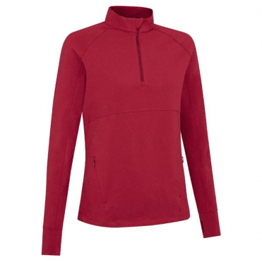 Callaway Ladies HEATHERED 1/4 Zip - PERSIAN RED HEATHER