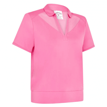 Callaway Ladies Short Sleeve Polo - CHEEKY PINK
