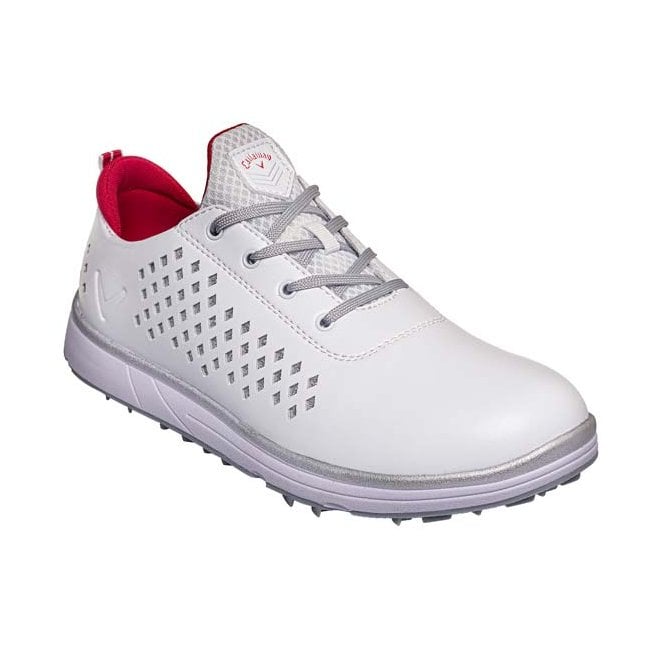 Callaway  Lady HALO DIAMOND Golf Shoes - White/Pink