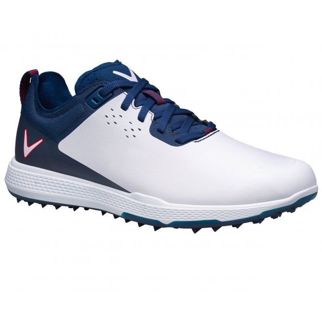 Callaway  Mens NITRO PRO Golf Shoes WHITE/NAVY/RED