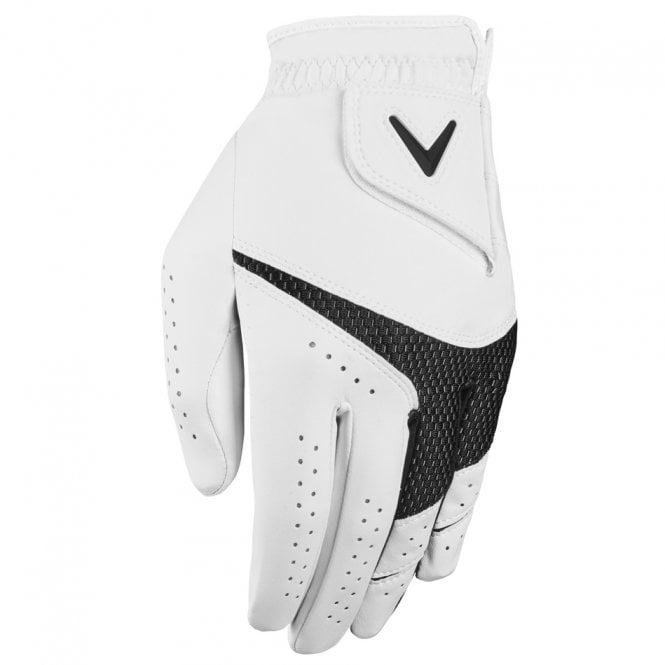 Callaway  Mens Weather Spann 2 Pack Golf Glove - White