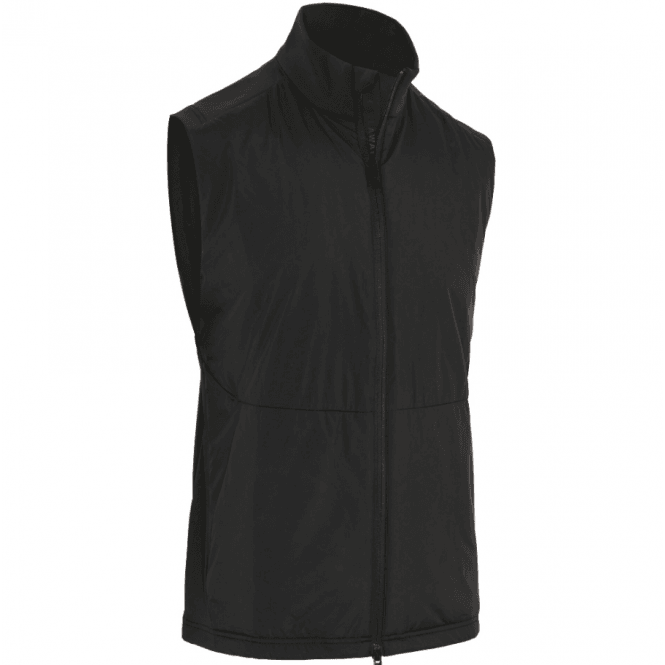 Callaway  Mixed Media Full Zip Vest - CAVIAR
