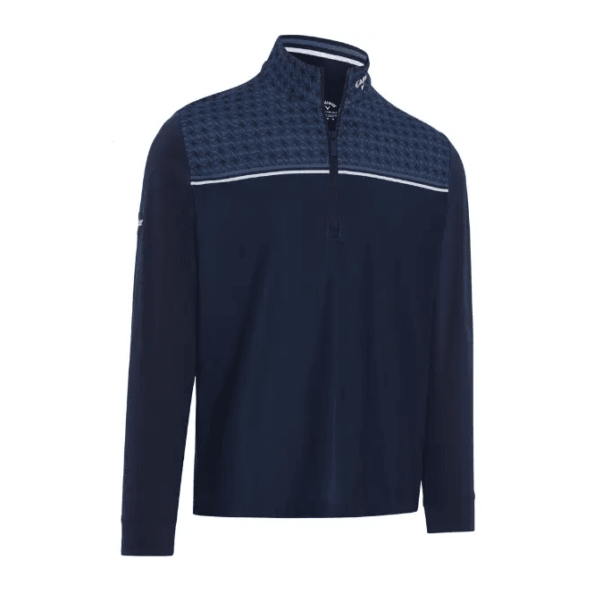 Callaway  Odyssey Printed Block Pullover - PEACOAT