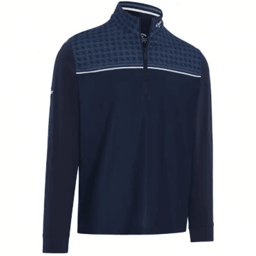 Callaway Odyssey Printed Block Pullover - PEACOAT