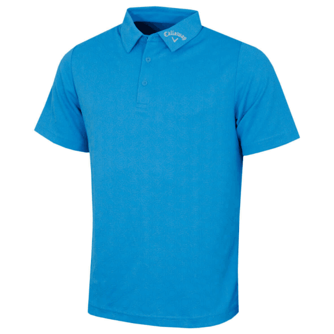 Callaway  Odyssey Ventilated Jacquard Polo BRILLIANT BLUE