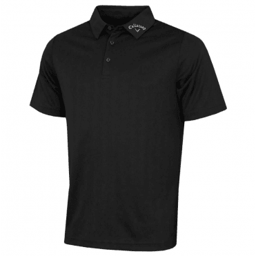 Callaway Odyssey Ventilated Jacquard Polo - CAVIAR