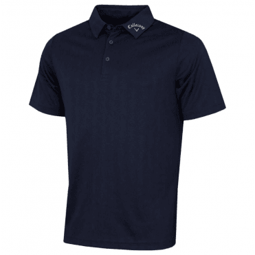 Callaway Odyssey Ventilated Jacquard Polo - PEACOAT