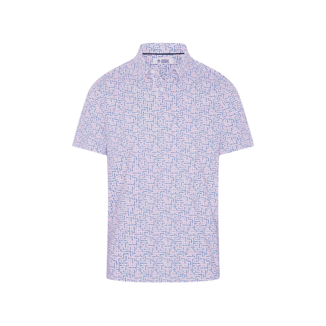 Callaway Original Penguin Color Theory Gingham Polo - PIROUETTE