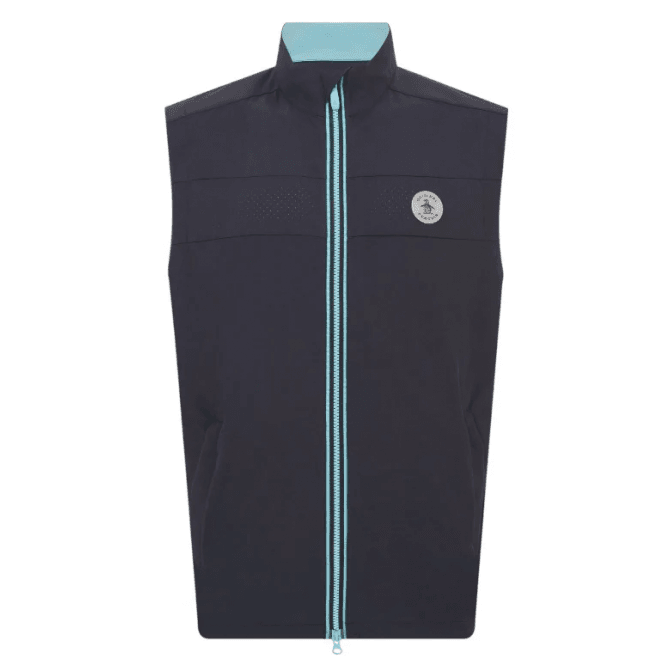 Callaway Original Penguin Heritage Packable Vest Black Iris