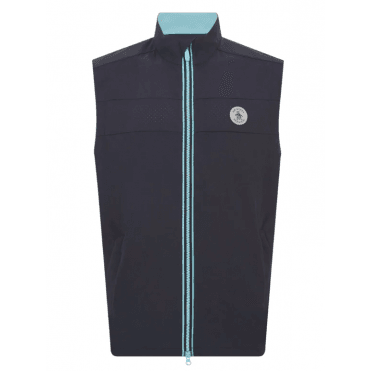 Original Penguin Heritage Packable Vest Black Iris