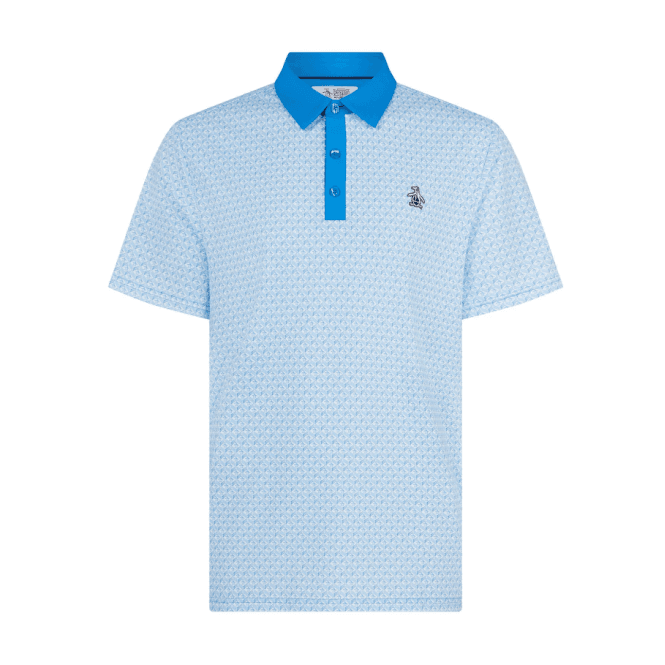 Callaway Original Penguin Pete's Tee Time Polo - MALIBU BLUE