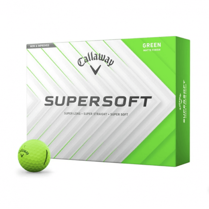 Callaway  Supersoft Green - Golf Balls (Dzn)