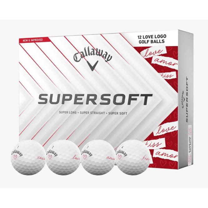 Callaway  SUPERSOFT VALENTINE Golf Balls (Doz)