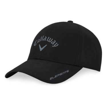 Callaway Waterproof Rain Hat - Black/Charcoal