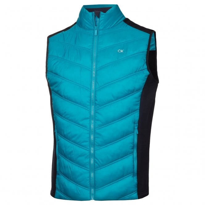 Calvin Klein  Frontera Hybrid Gilet - CARRIBEAN