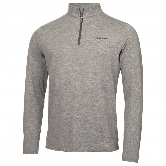 Calvin Klein  NEWPORT HALF ZIP Silver Marl