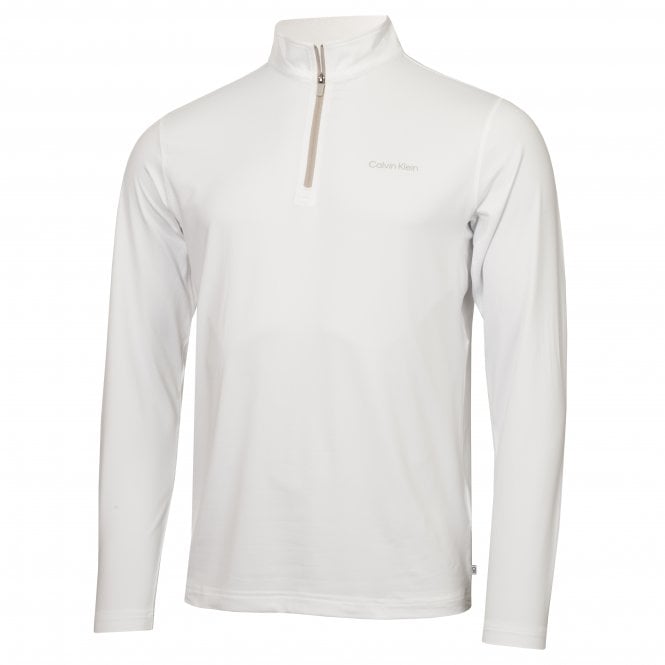 Calvin Klein  NEWPORT HALF ZIP WHITE
