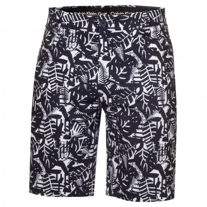 Calvin Klein  Printed Genius Shorts - Evening Blue/White