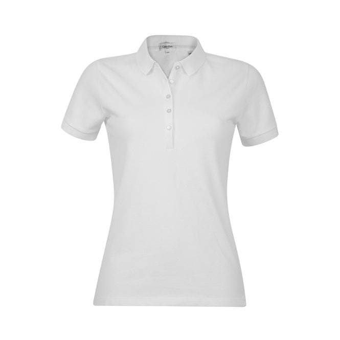 Calvin Klein  RADICAL COTTON PIQUE POLO - WHITE