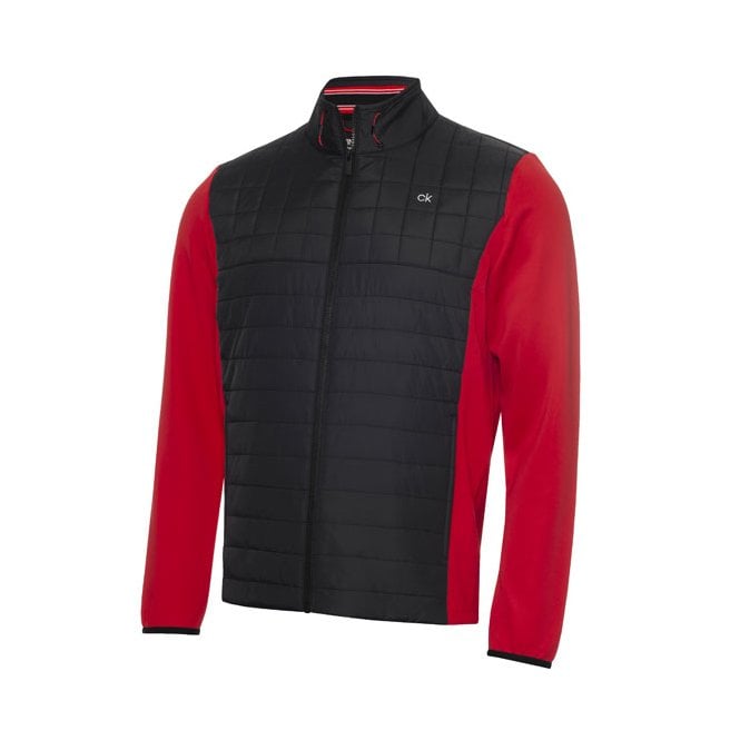 Calvin Klein  VARDON HYBRID JACKET - Power Red/Black
