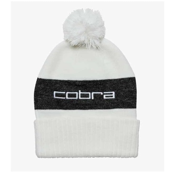 Cobra  Pom Beanie - White Glow / Puma Black