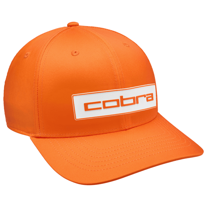 Cobra  Tour Tech Cap - Orange/White