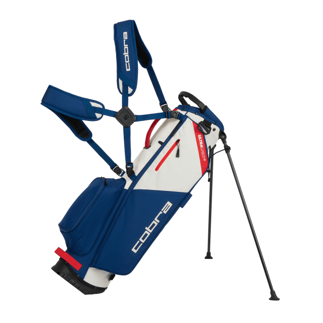 Cobra  Ultralight 2 Carry Golf Bag Estate Blue/Almond/Pop Red
