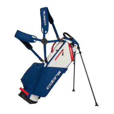 Cobra Ultralight 2 Carry Golf Bag Estate Blue/Almond/Pop Red