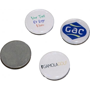 Custom Logo Personalised 25mm Resin Dome Golf Ball Marker Coin